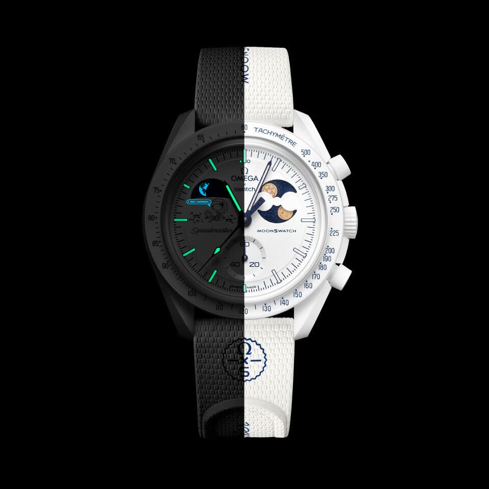 OMEGA X SWATCH MISSION TO EARTHPHASE MOONSHINE GOLD