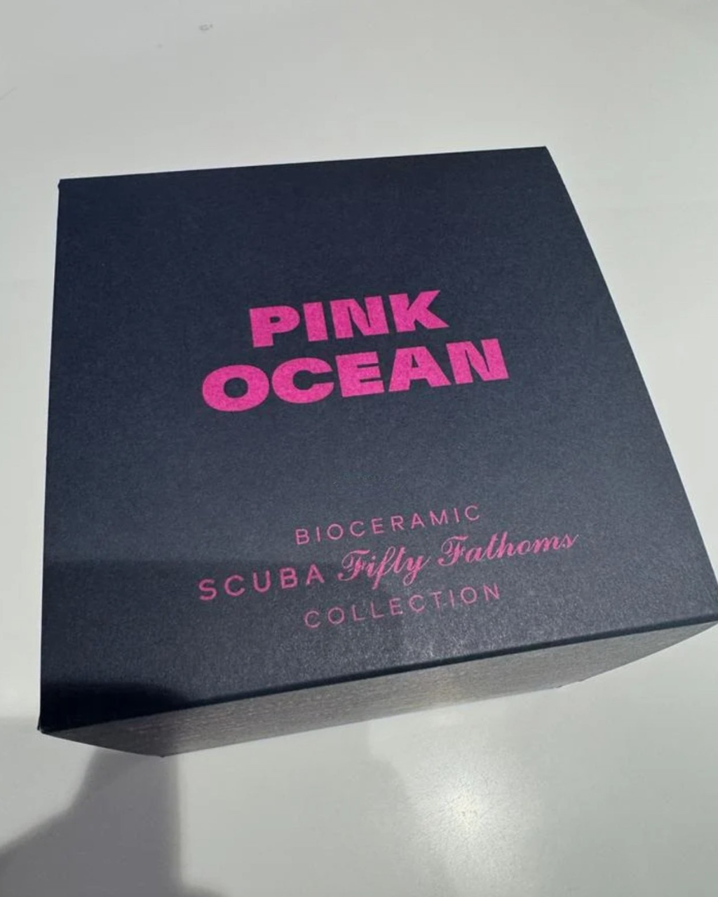 MISSION TO PINK OCEAN SCUBA FIFHTY FATHOMS - BLANCPLAIN X SWATCH BIOCERAMIC